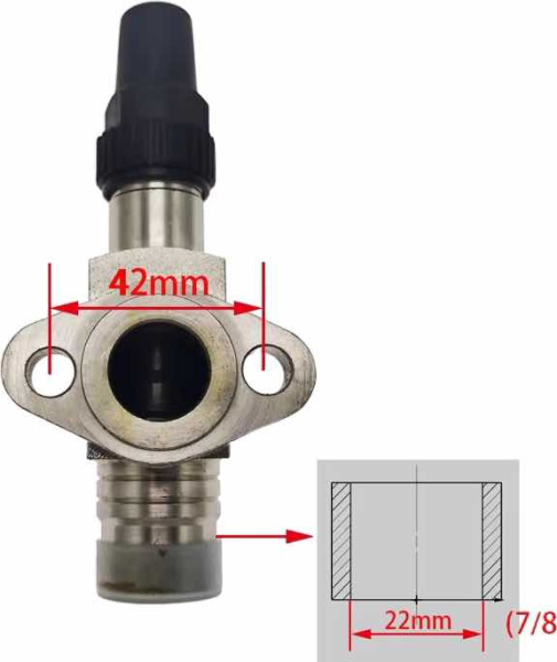 Вентиль запорный всасывающий Bitzer 2CC-3.2Y-40S 2CC-4.2Y-40S 36131505 (361315-05)